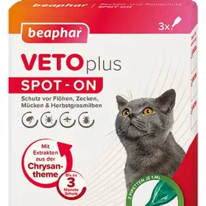 Bestseller beaphar VETOplus SPOT-ON Katzen 3x1 ml